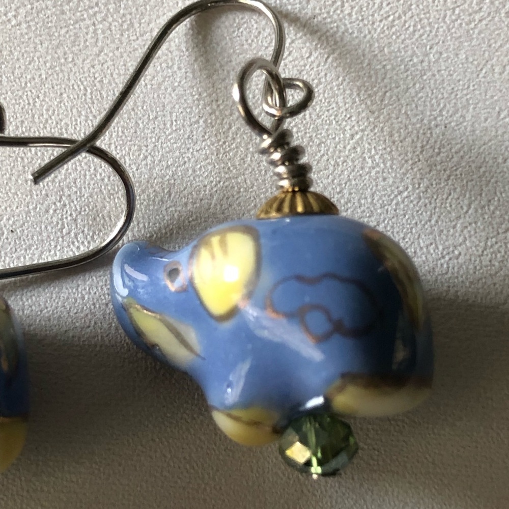 Elephant Earrings View 4